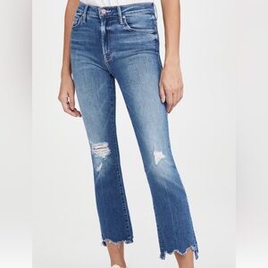 Mother The Insider Crop Step Chew Jeans
Size 28